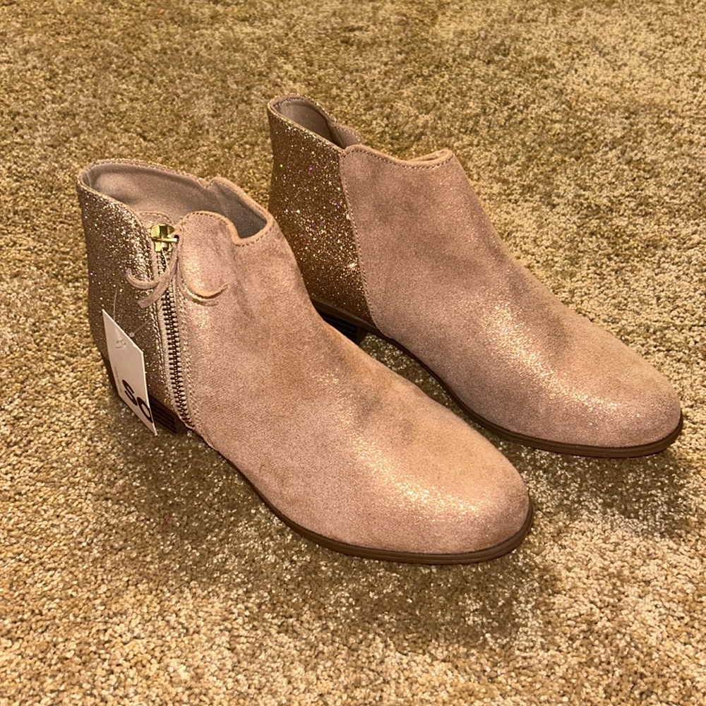 SO Girls Rosegold Ankle Boots